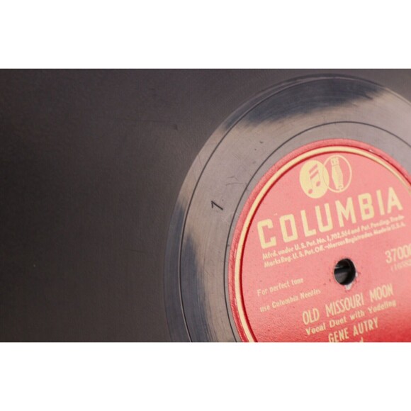 Gene Autry - Tumbling Tumbleweeds/ Old Missouri Moon 1946 10" 78rpm Record 37000 - Picture 13 of 16